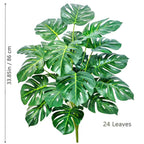 Artificial Tropical Leaf Plant – 60-103cm Potted Faux Greenery for Home Decor