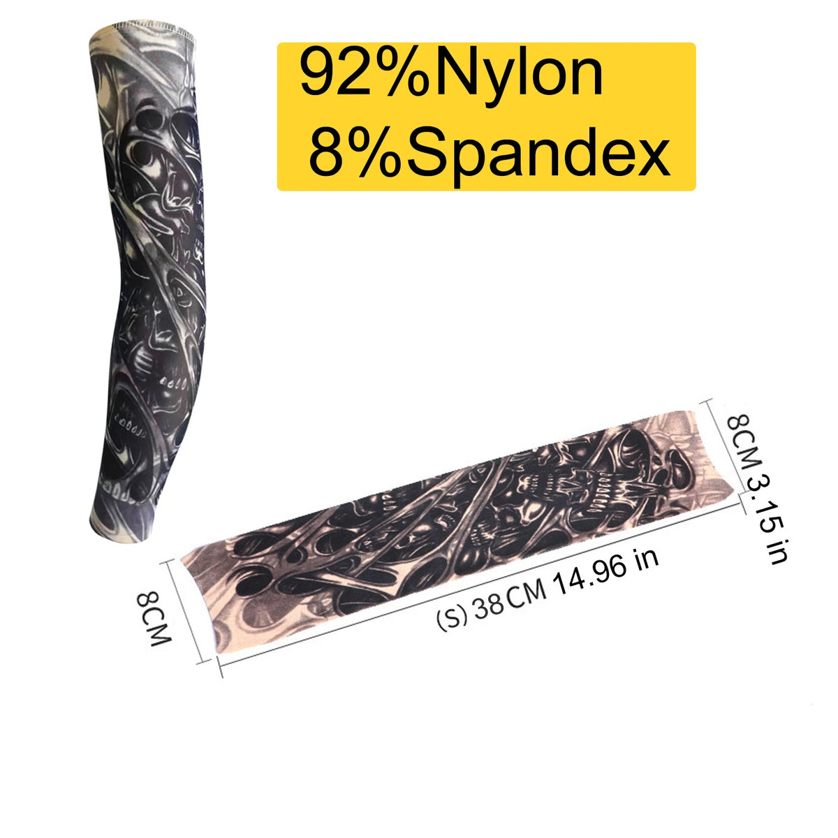 Tattoo Sleeves – Elastic Sun Protection for Outdoor Cycling and Sports