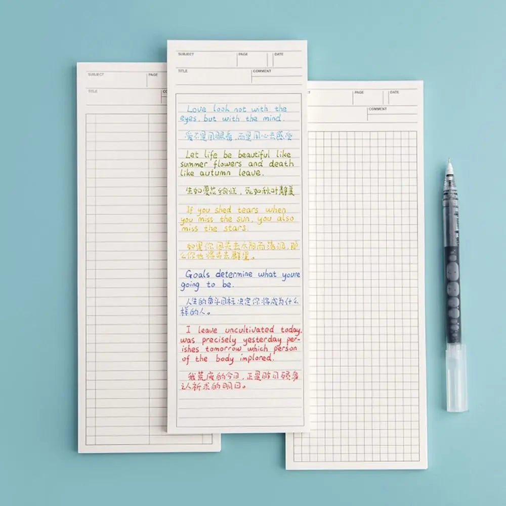 Non-Sticky Memo Notepad – 50 Sheets Stationery Note Paper for Office