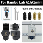 Hardened Steel Nozzle Hotend Kit – Precision Printing for A1 and A1 Mini