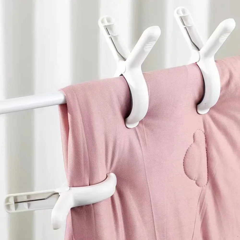 Heavy Duty Plastic Clothes Pins – Anti-Rust Spring Clips for Laundry and Beach