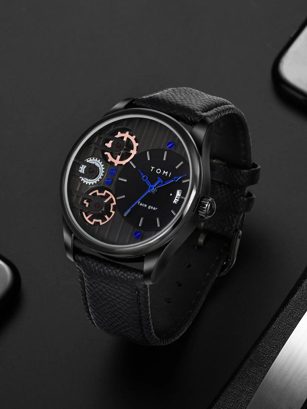 Quartz Men's Wristwatch – Luxury Minimalist Business Gift for Anniversaries