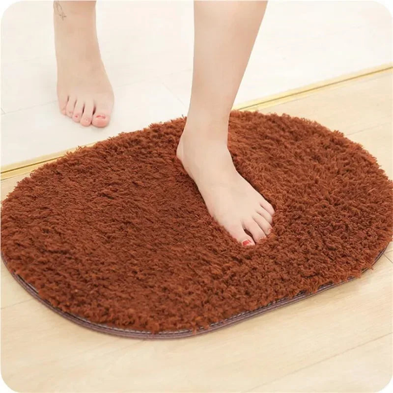 Absorbent Microfiber Floor Mat – Non-Slip Bathroom Rug for Home Decor