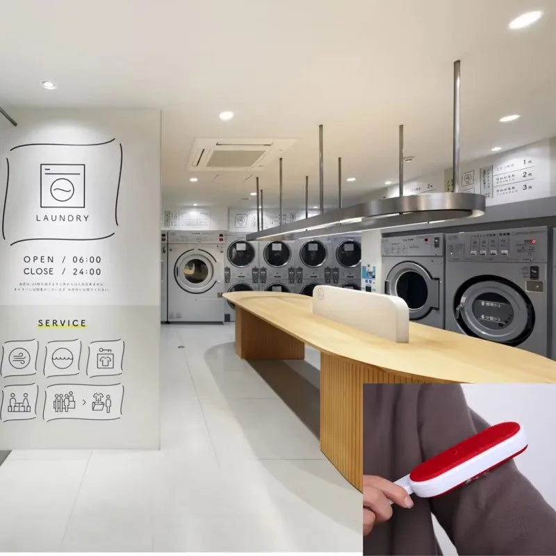 Self-Cleaning Pet Hair Remover – Dual Sided Lint Brush for Sofa and Clothes