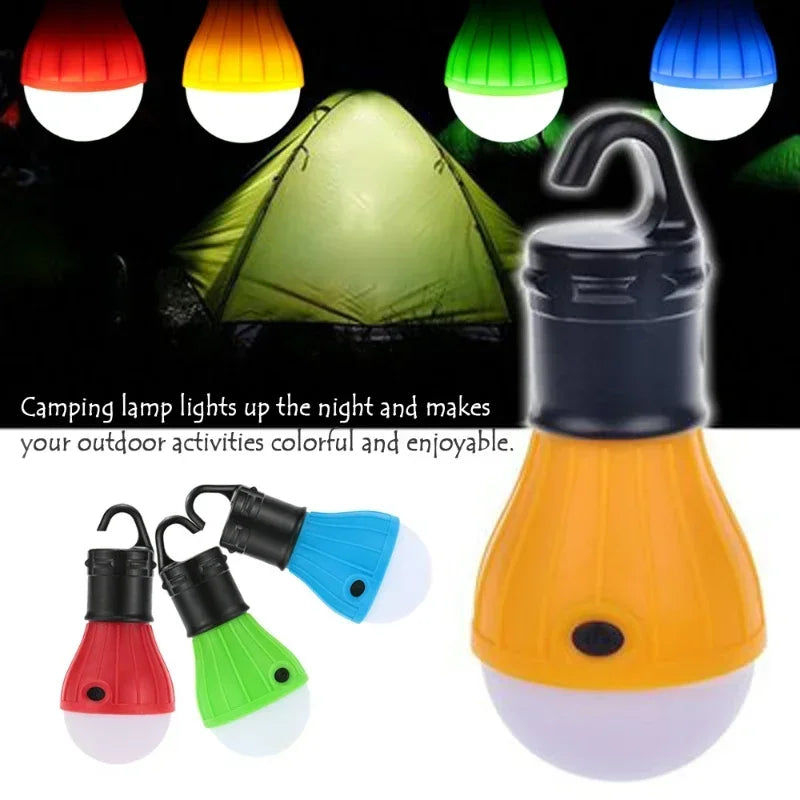 Portable LED Hanging Lantern – Soft Light Bulb for Camping and Fishing