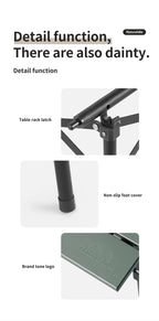 Ultralight Folding Camping Table – Portable Aluminum Desk for Outdoor Travel