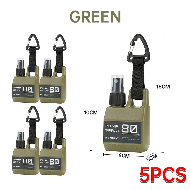 Portable 80ml Spray Bottle – Refillable Cosmetic Container for Outdoor Travel