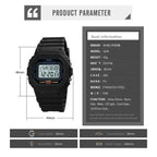 Digital Sport Watch – Multifunctional Retro Timepiece for Men