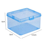 Transparent Plastic Storage Box – Desktop Organizer for Photocards and Stationery