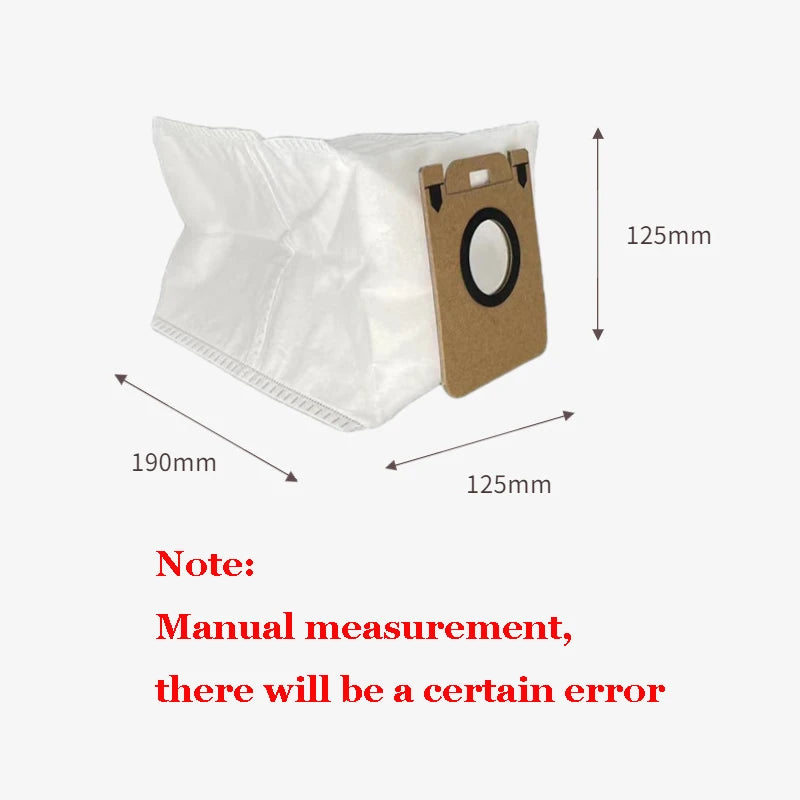 Robot Vacuum Dust Bags – Replacement Accessories for Dreame Bot D10 Plus