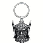 Vintage Jesus Cross Bell Pendant – Religious Biker Necklace for Men