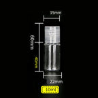 Clear PET Flip Lid Bottles – Travel Size Cosmetic Containers for Liquid Samples