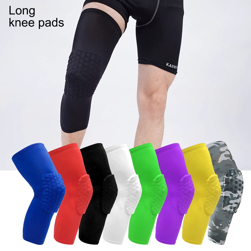 Honeycomb Compression Knee Pads – Protective Sleeve for Sports