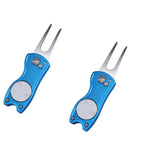 Foldable Golf Divot Tool – Groove Cleaner for Putting Green Training
