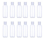 Clear Plastic Squeezable Bottles – Travel Size Containers for Liquid Toiletries