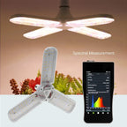 Foldable LED Grow Light – Full Spectrum E27 Bulb for Indoor Plant Seedlings