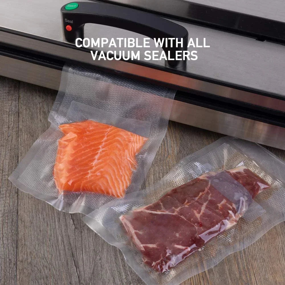 Heavy Duty Vacuum Sealer Bags – 100 Quart Size for Food Storage and Sous Vide