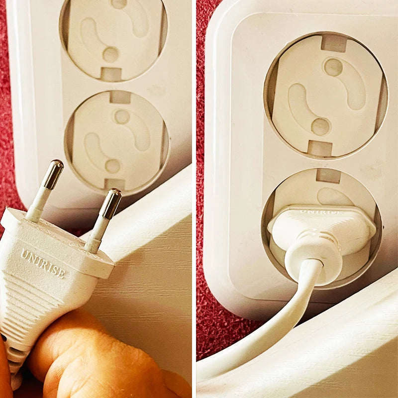 Plastic Electrical Socket Covers – Baby Proofing Outlet Protectors for Child Safety