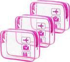 Transparent PVC Travel Toiletry Bag – Waterproof Cosmetic Organizer for Packing