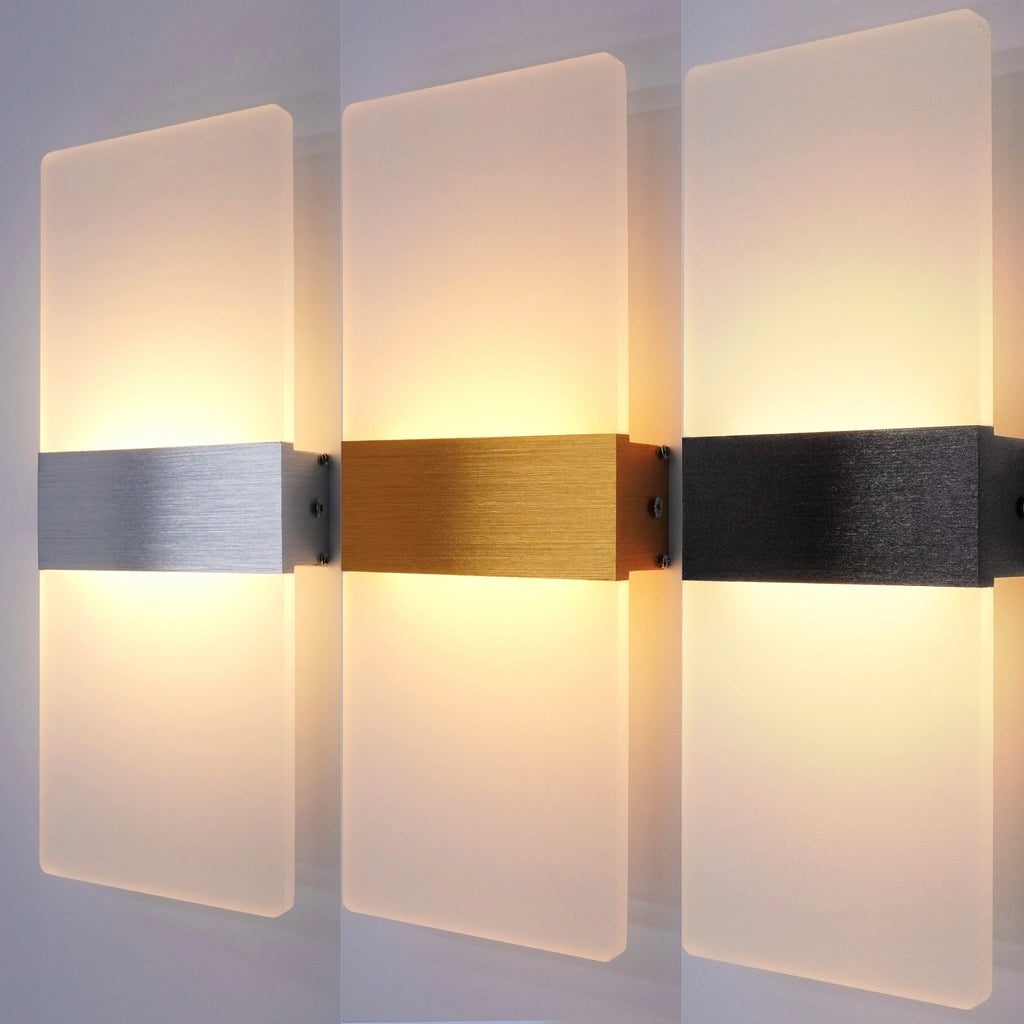 Modern Minimalist Wall Lamp – Aluminum LED Sconce for Bedroom and Living Room