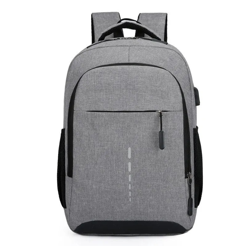 Large Capacity Laptop Backpack – Unisex Minimalist Travel Bag for Students