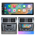 6.9 Inch 1 Din Car Radio – Wireless CarPlay and Android Auto Multimedia