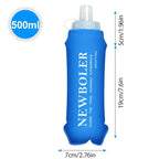 Collapsible Silicone Water Bottle – Portable Hydration for Outdoor Sports