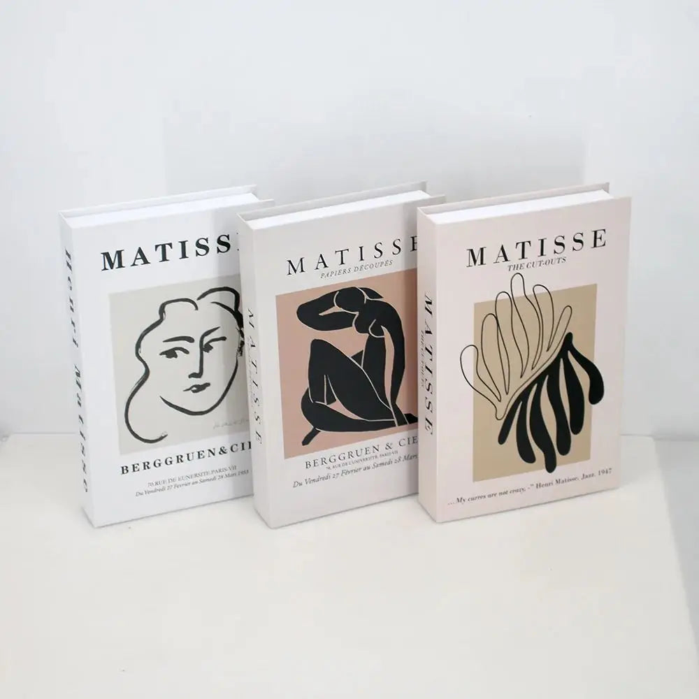 Decorative Simulation Books – Modern White Faux Props for Home Decor