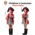 Girls Pirate Costume Set – Adventure Outfit for Halloween Cosplay