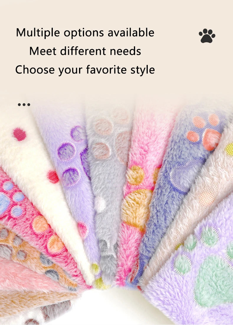 Pet Blanket – Coral Velvet Soft All-Season Pad for Dogs and Cats