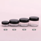 Refillable Cosmetic Sample Jars – Small Plastic Containers for Travel Storage