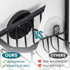 Rustproof Aluminum Sponge Holder – Suction Cup Caddy for Kitchen Sink