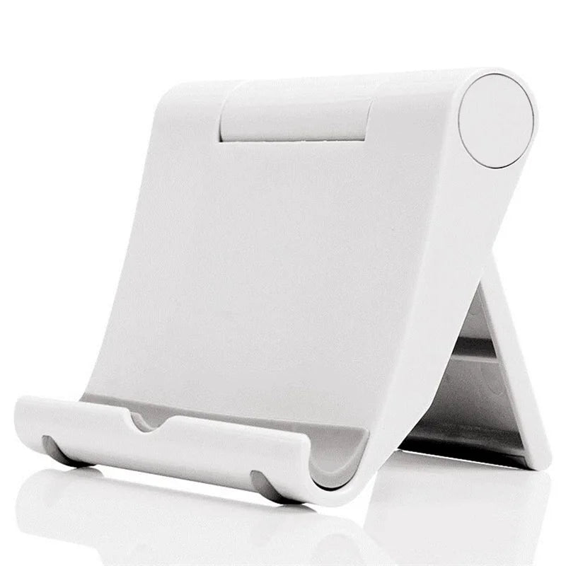 Adjustable Desk Phone Stand – Portable Aluminum Holder for Smartphones