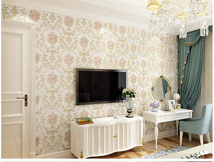 Self-Adhesive 3D Floral Wallpaper – Thickened Wall Decor for Bedroom Living Room