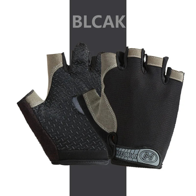 Half Finger Sport Gloves – Breathable Anti-Slip for Cycling and Gym