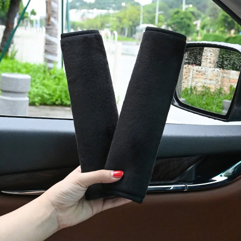 Adjustable Car Seat Belt Covers – Soft Shoulder Strap Pads for Driving Comfort