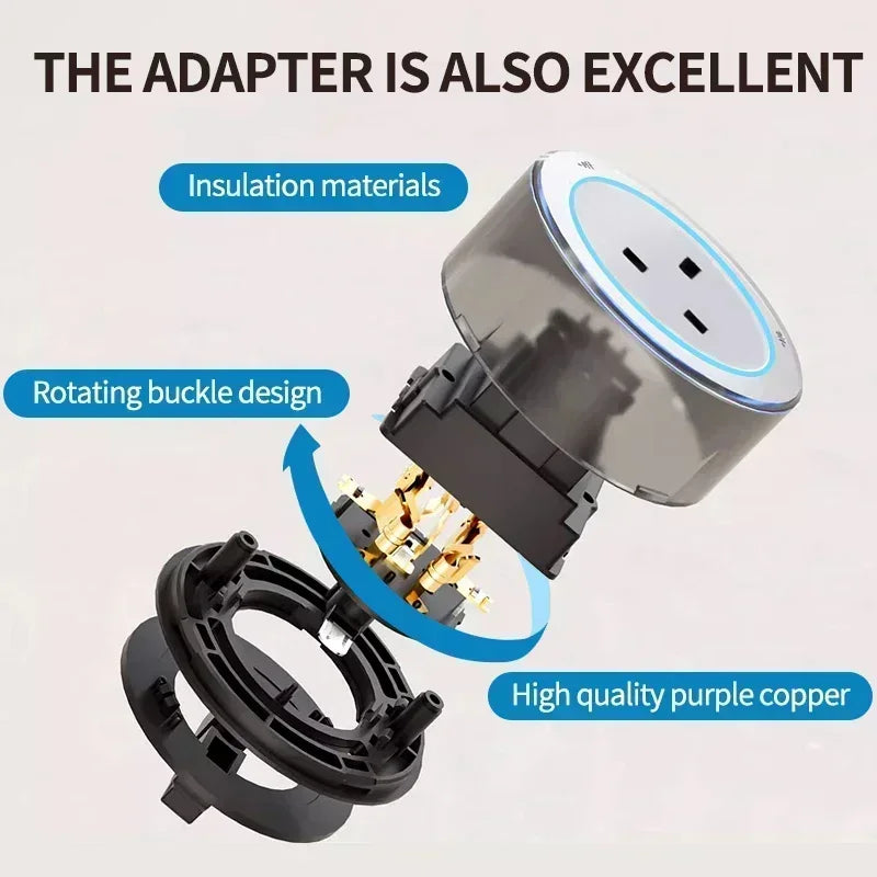 Movable Track Power Socket – 8000W Rail System for Home Office Appliances