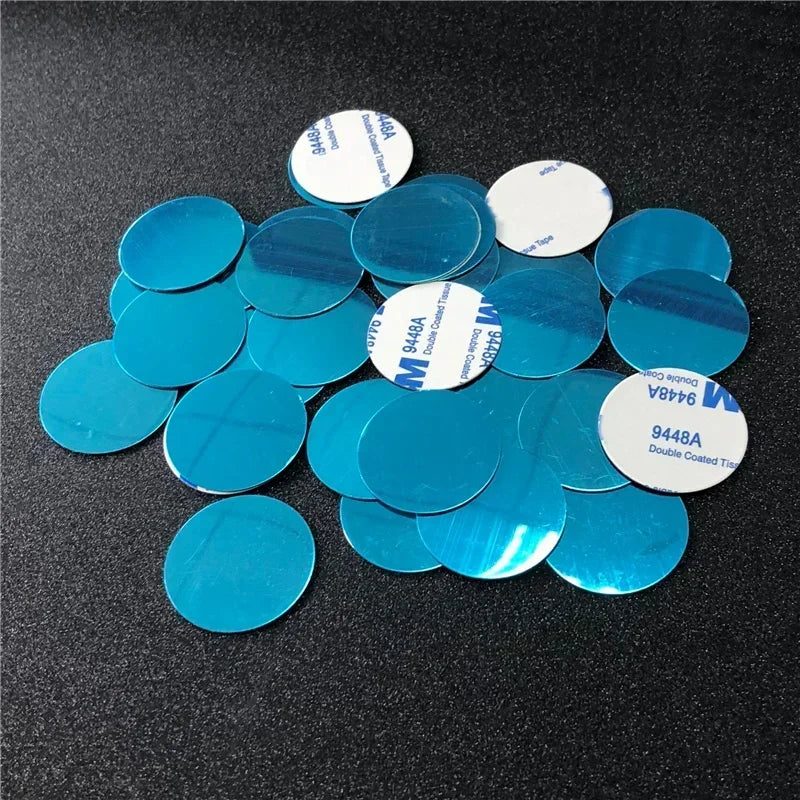 Metal Adhesive Plates – Replacement Iron Discs for Magnetic Phone Car Mounts