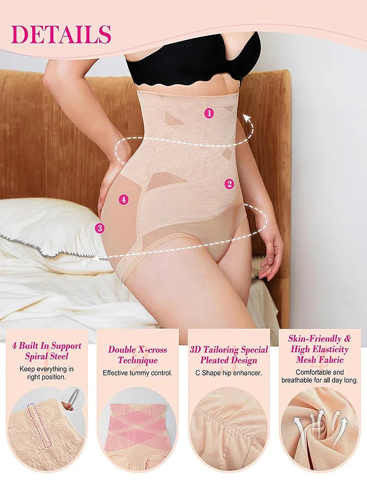 High Waist Shapewear Panties – Tummy Control Underwear for Body Slimming