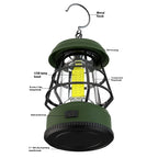 Retro LED Tent Lantern – Portable Hanging Lamp for Outdoor Camping