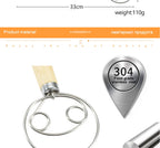 Danish Dough Whisk – Stainless Steel Wire Tool for Baking Artisan Bread