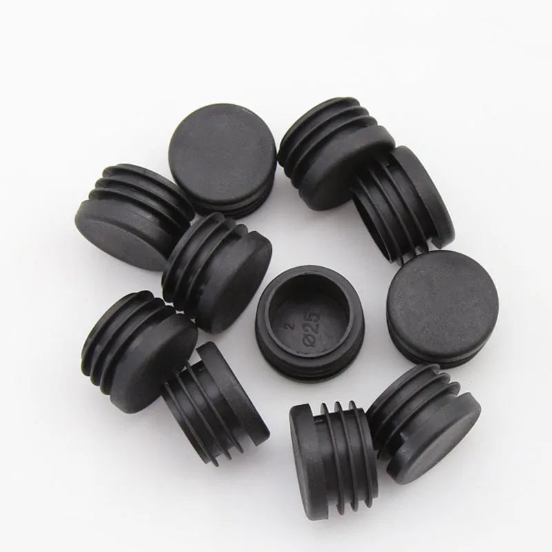 Round Steel Pipe End Caps – Protective Tubing Inserts for Furniture Legs