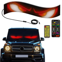 Bluetooth LED Car Sign – Programmable Scrolling Message Display for Auto Decor