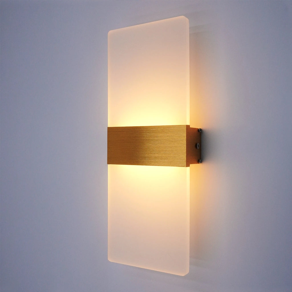 Modern Minimalist Wall Lamp – Aluminum LED Sconce for Bedroom and Living Room