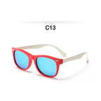 Polarized TR90 Kids Sunglasses – UV400 Silicone Shades for Outdoor Activities