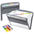 Expanding Accordion File Organizer – 13 Pockets with Zipper for Office