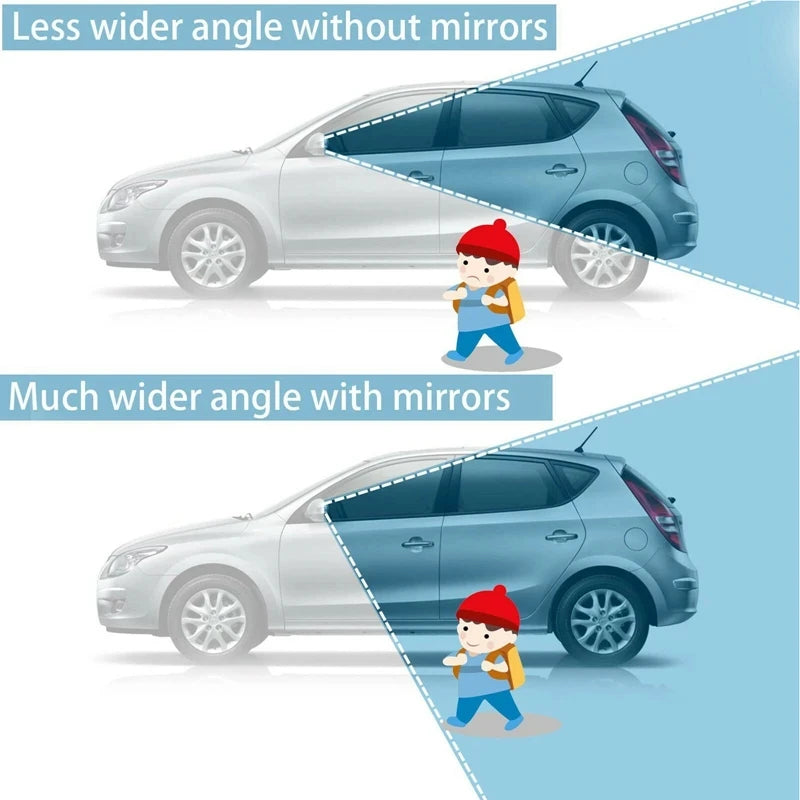 Adjustable Convex Blind Spot Mirror – Wide Angle Auxiliary for Car Parking