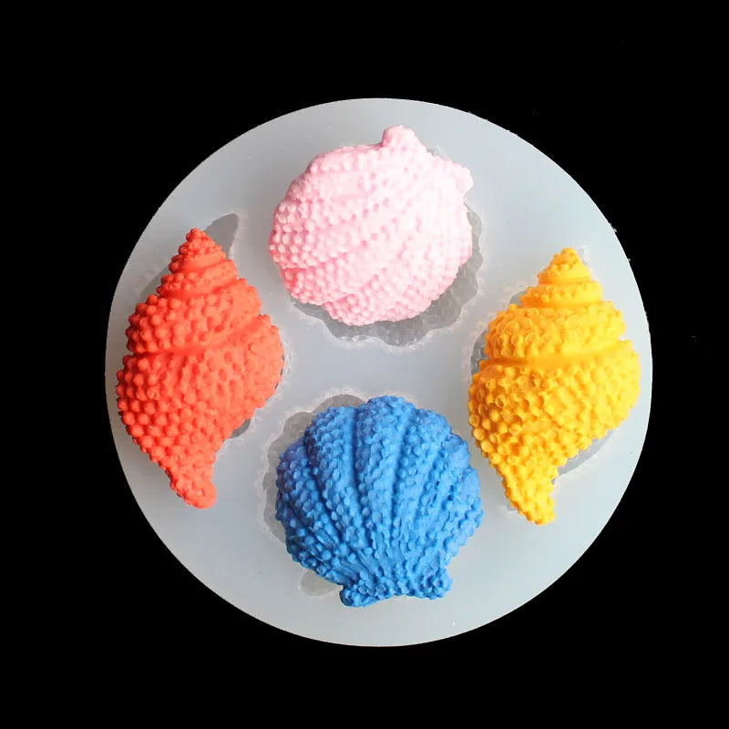 Irregular Shell Silicone Mold – Epoxy Resin Casting for Aromatherapy Crafts