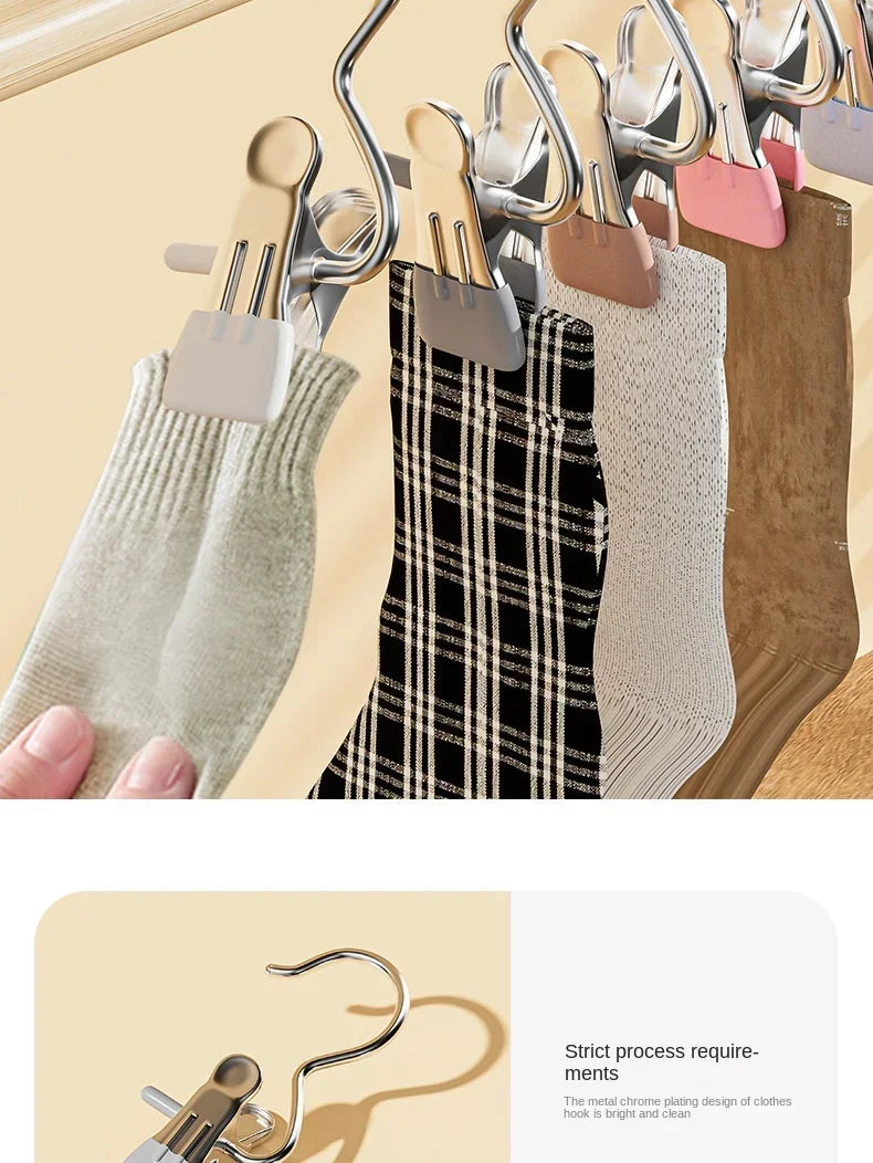 Multifunctional Laundry Clips – Traceless Hangers for Clothing Storage