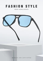 Vintage Square Mirror Sunglasses – Retro Fashion Eyewear for Women